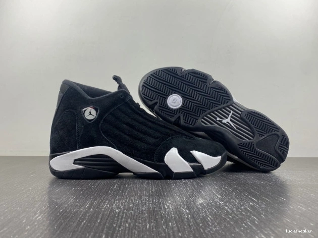 Rep LUCY 14 Air Black White University Jordan Red 487471-016 0809